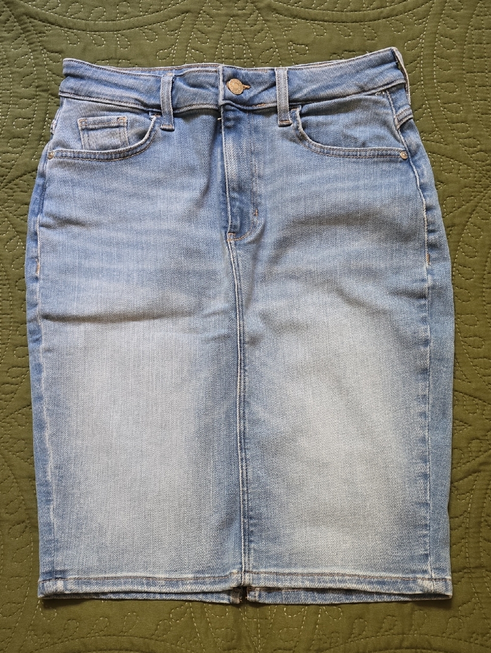 Guess Light Blue Denim Skirt